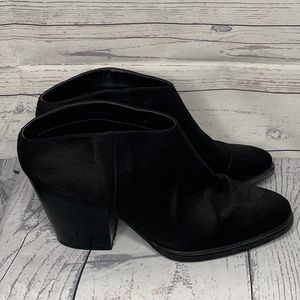 Brash Slip On Heeled Ankle Booties Sz 9.5
